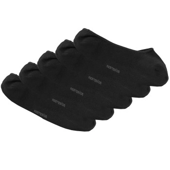 Resteröds 5P Bamboo Invisible Socks Schwarz Gr 40/45 Herren