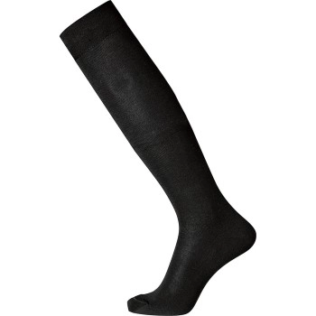 Egtved Mercerized Cotton Kneehigh Sock Schwarz mercerisierte Baumwolle Gr 45/48 Herren