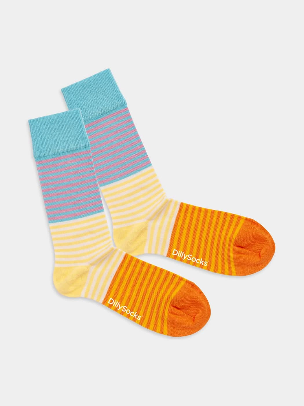 - Socken in Bunt  mit Streifen Motiv/Muster