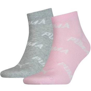 Puma 2P BWT Quarter Sock Rosa/Grau Gr 39/42