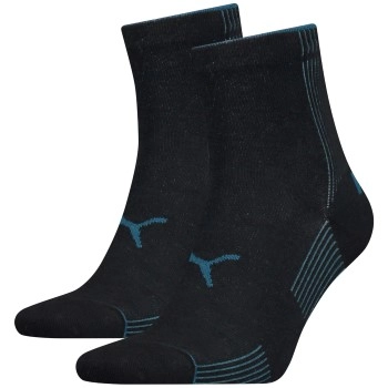 Puma 2P Rib Quarter Sock Blau Gr 35/38 Damen