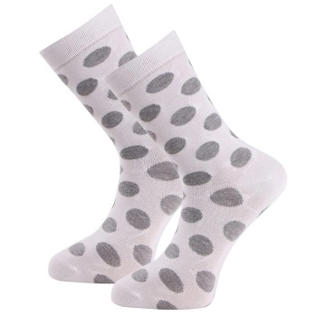 Trofe Bamboo Dot Socks 2P Weiß Gr 35/38 Damen