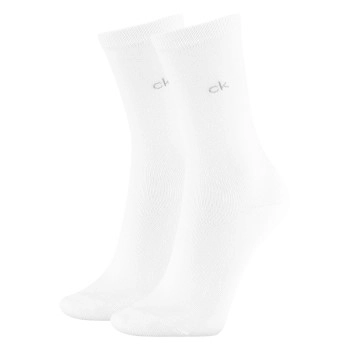 Calvin Klein 2P Annika Flat Knit Sock Weiß Strl 37/41 Damen