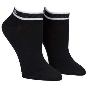 Calvin Klein 2P Spencer Coolmax Socks Schwarz Strl 37/41 Damen