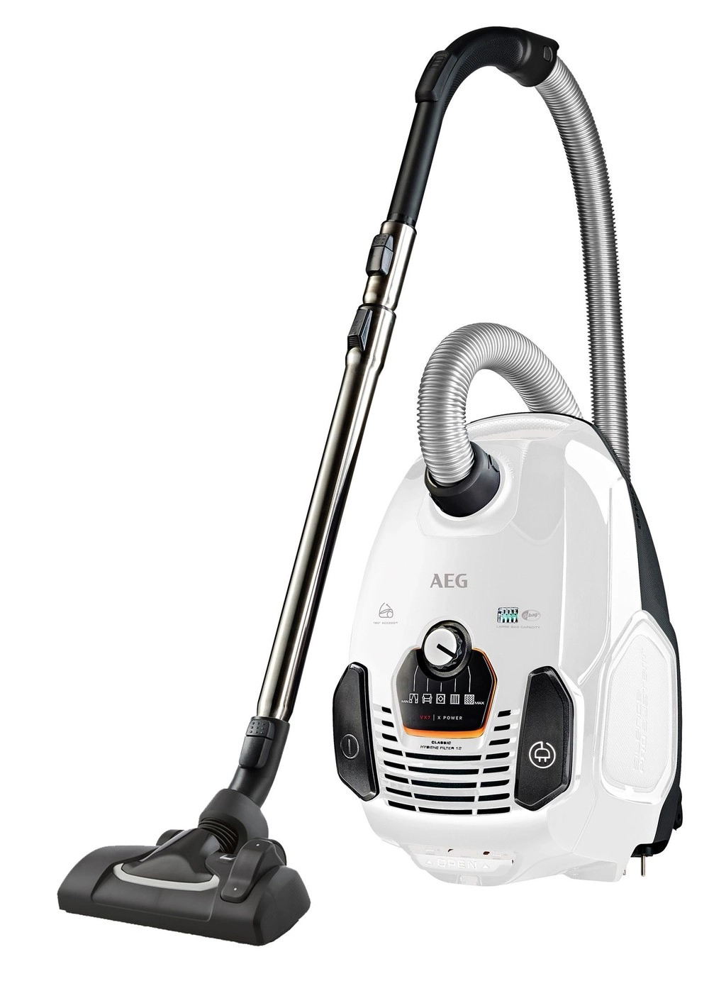 AEG VX7 Staubsauger mit Beutel (Neue technische Version) VX7-2-IW-S