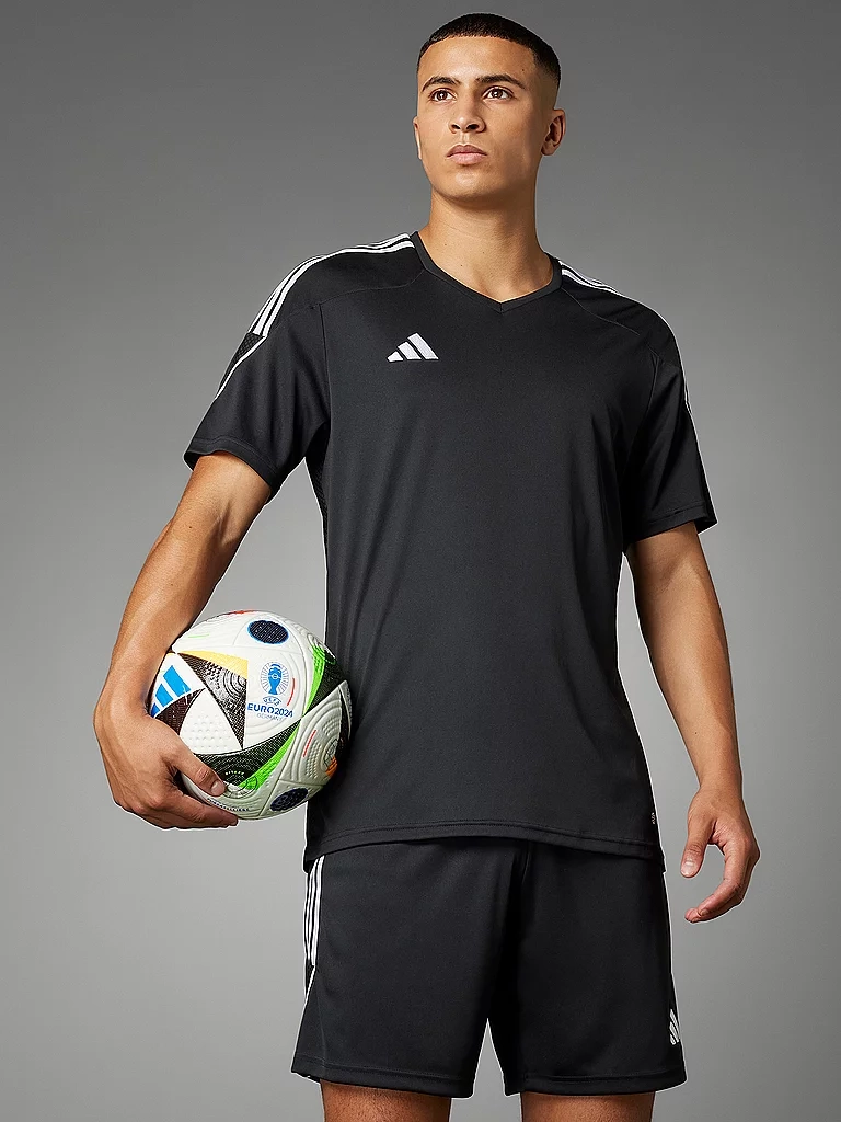 adidas Fussballliebe Pro Spielball EM 2024 Weiss Blau Schwarz