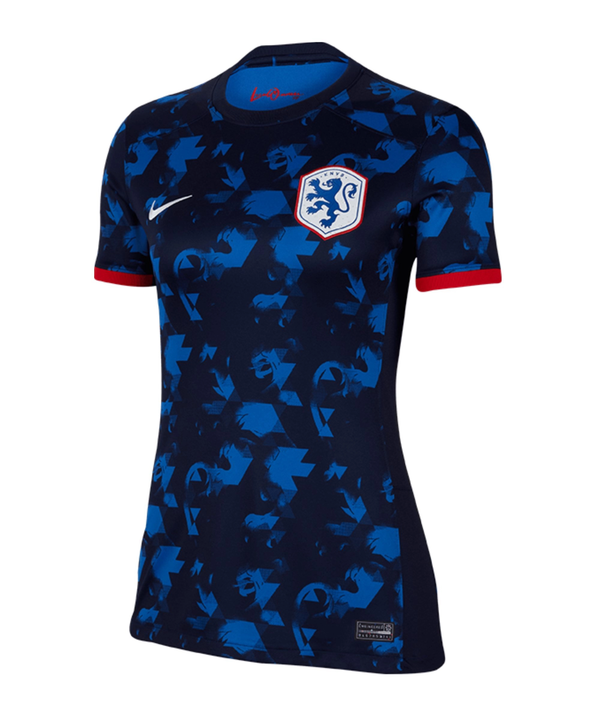 Nike Niederlande Trikot Away Frauen WM 2023 Damen Blau Rot F498