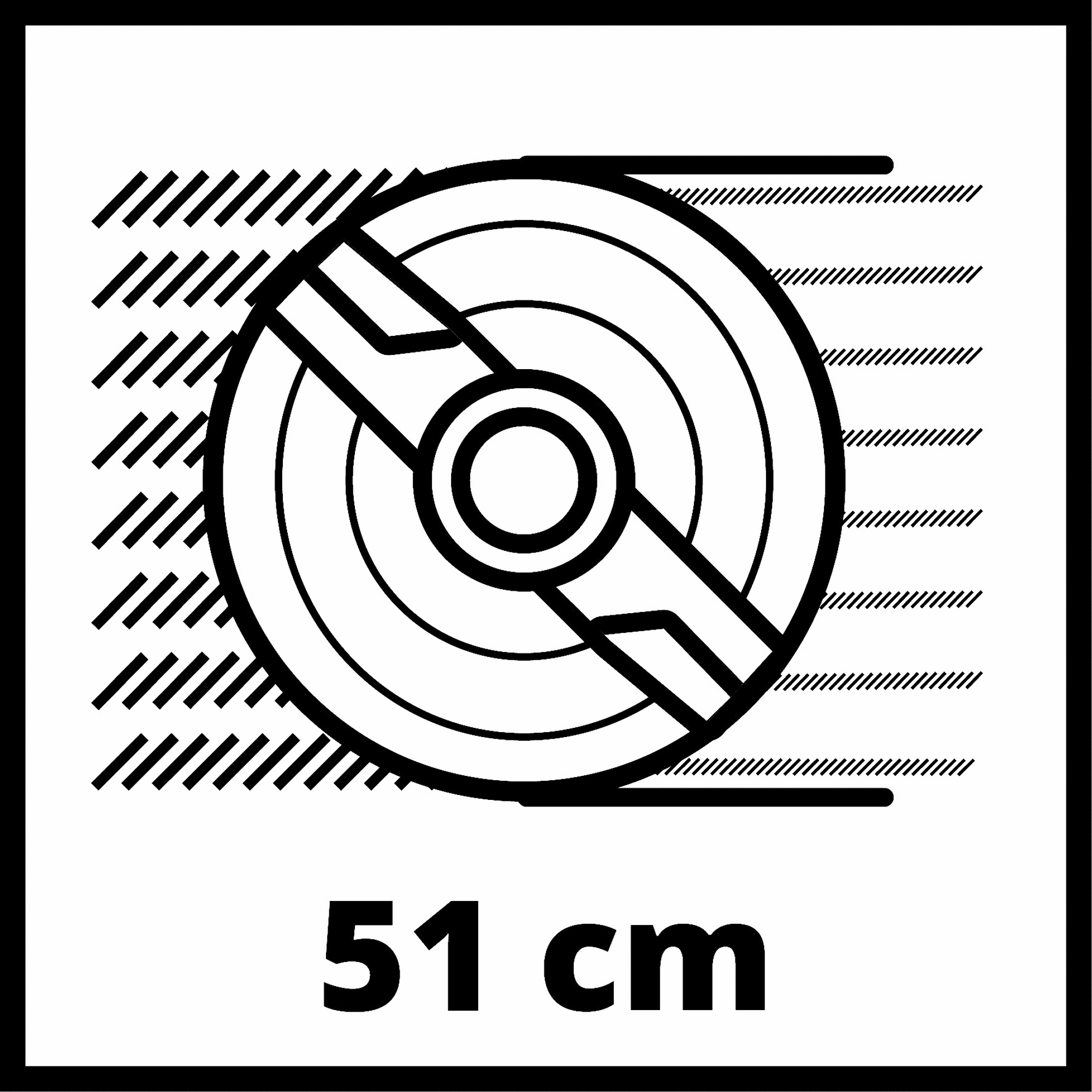 Einhell Benzin-Rasenmäher 'GC-PM 51/3 S HW-E' 2700 W, bis 1800 m²