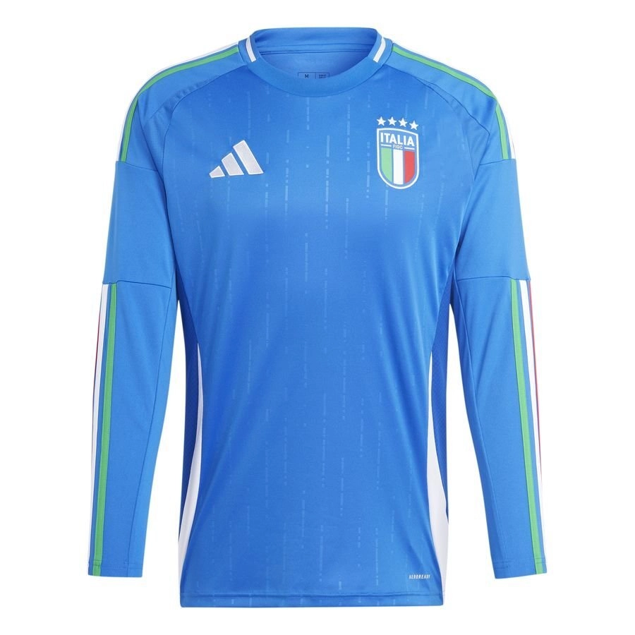 Heimtrikot mit langen Ärmeln Italien Euro 2024