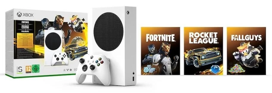 Microsoft Xbox Series S 512GB weiß & Gilded Hunter Bundle