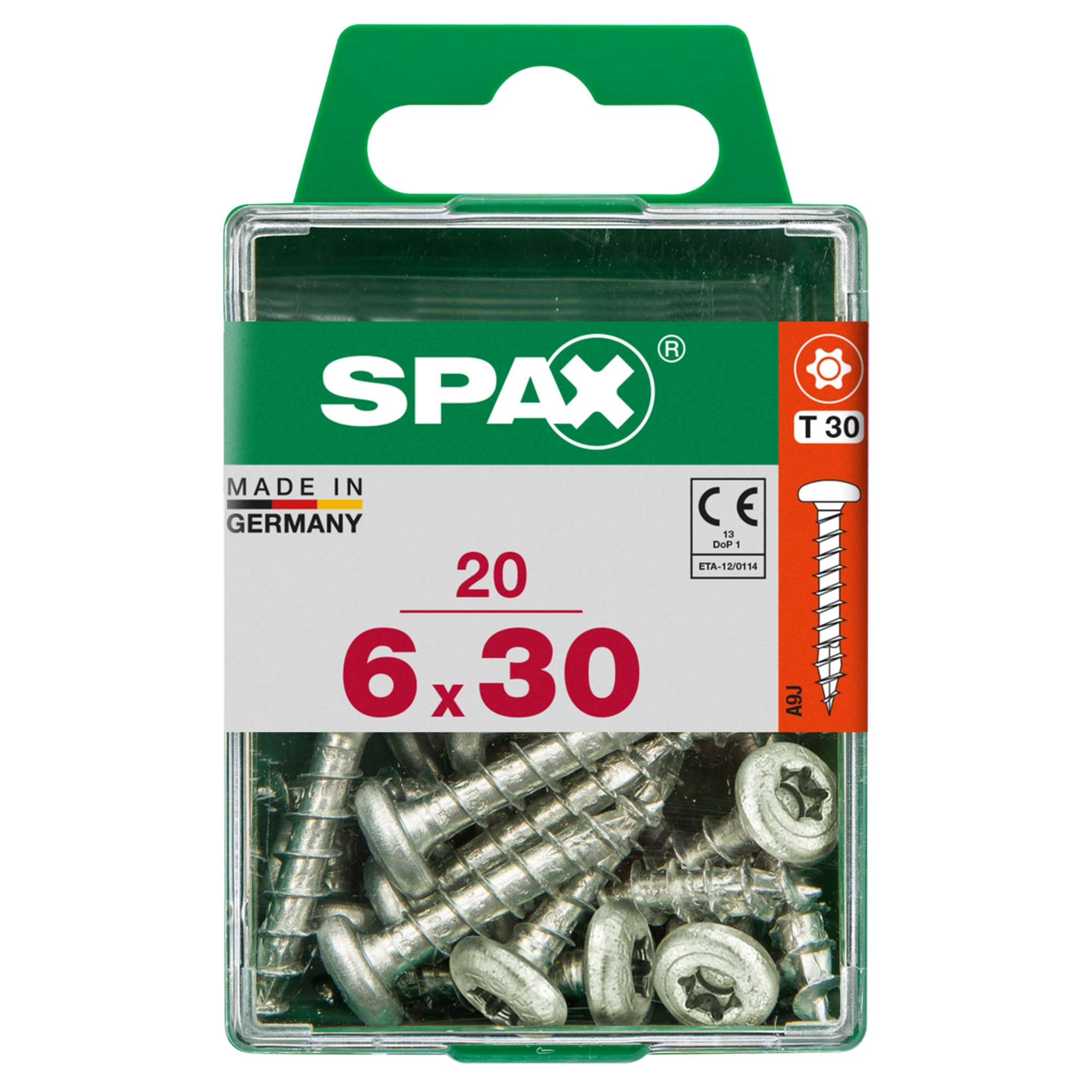 Spax Universalschrauben T-Star plus T20 Stahl Ø 6 x 30 mm 20 Stück