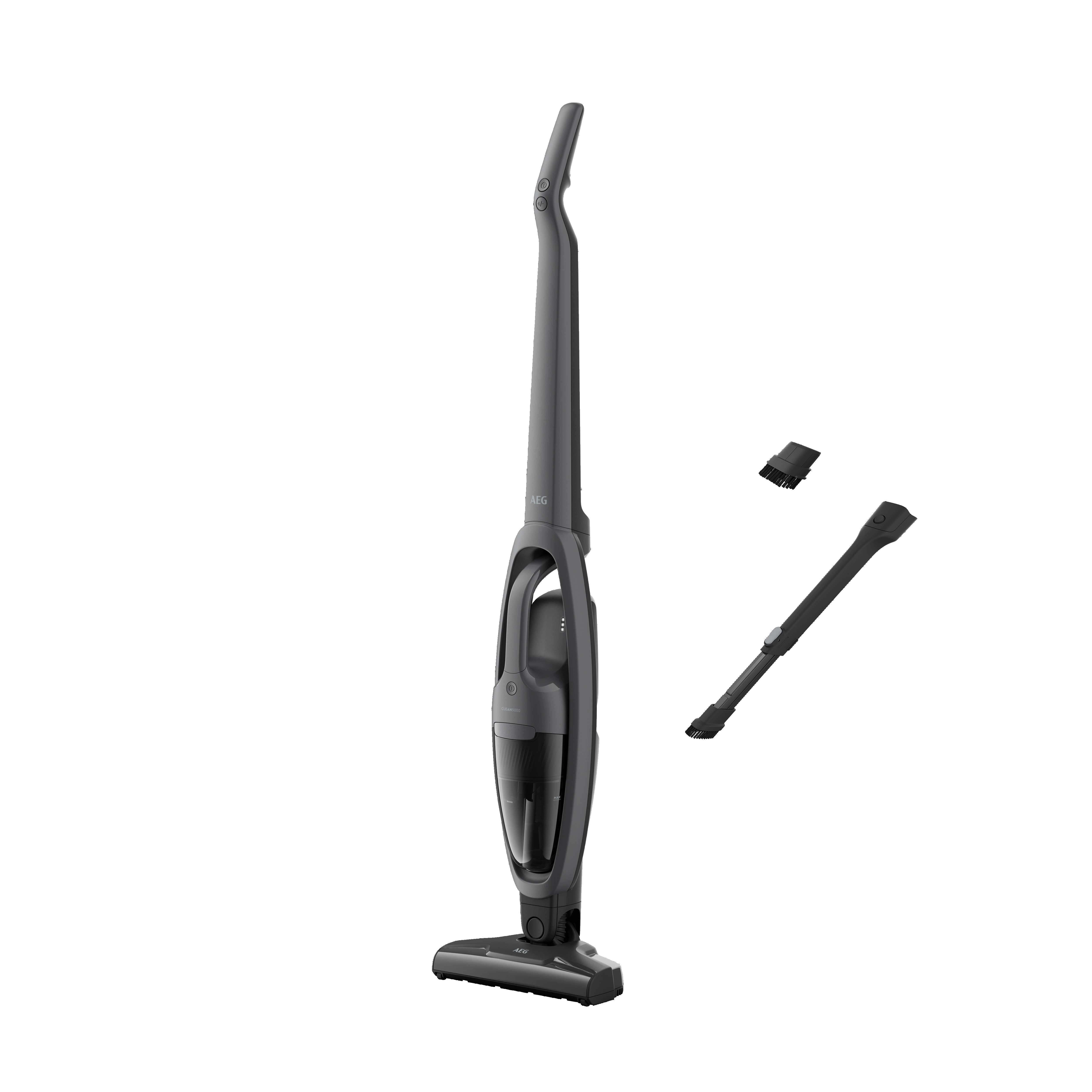 AEG CLEAN 5000 Cordless cleaner 2in1 Akku-Staubsauger kabellos / Akku-Laufzeit: bis zu 45 Min. / Farbe: Dark Grey AS52CB18DG