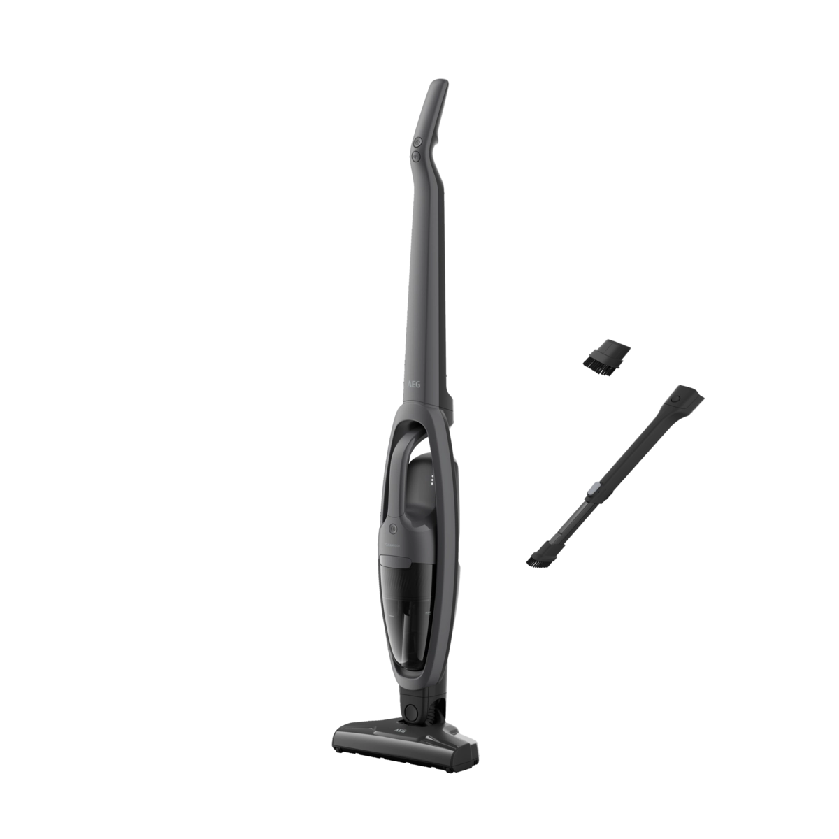 AEG CLEAN 5000 Cordless cleaner 2in1 Akku-Staubsauger kabellos / Akku-Laufzeit: bis zu 45 Min. / Farbe: Dark Grey AS52CB18DG