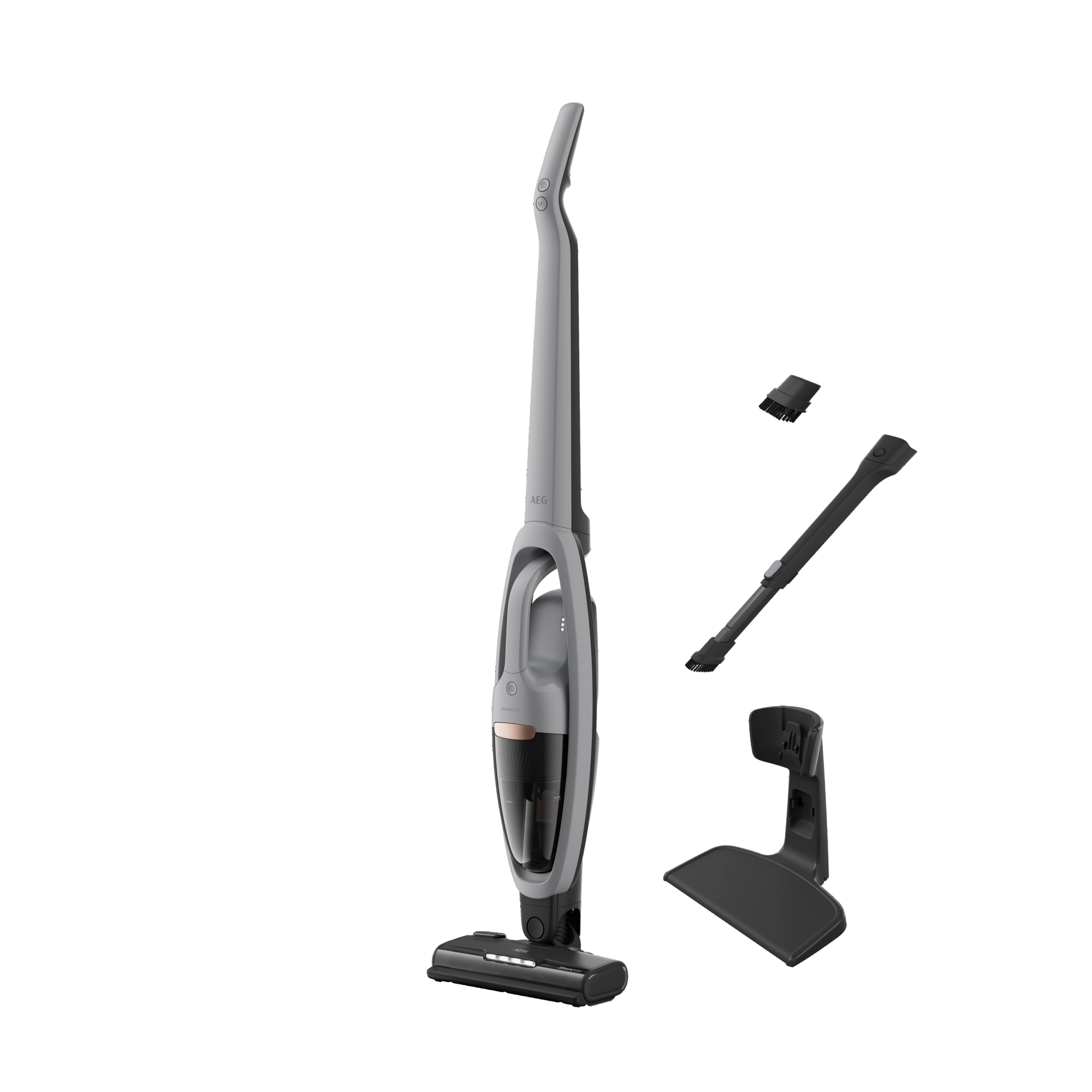 AEG CLEAN 5000 Cordless cleaner 2in1 Akku-Staubsauger kabellos / Akku-Laufzeit: bis zu 55 Min. / Farbe: Urban Grey AS52CB25UG