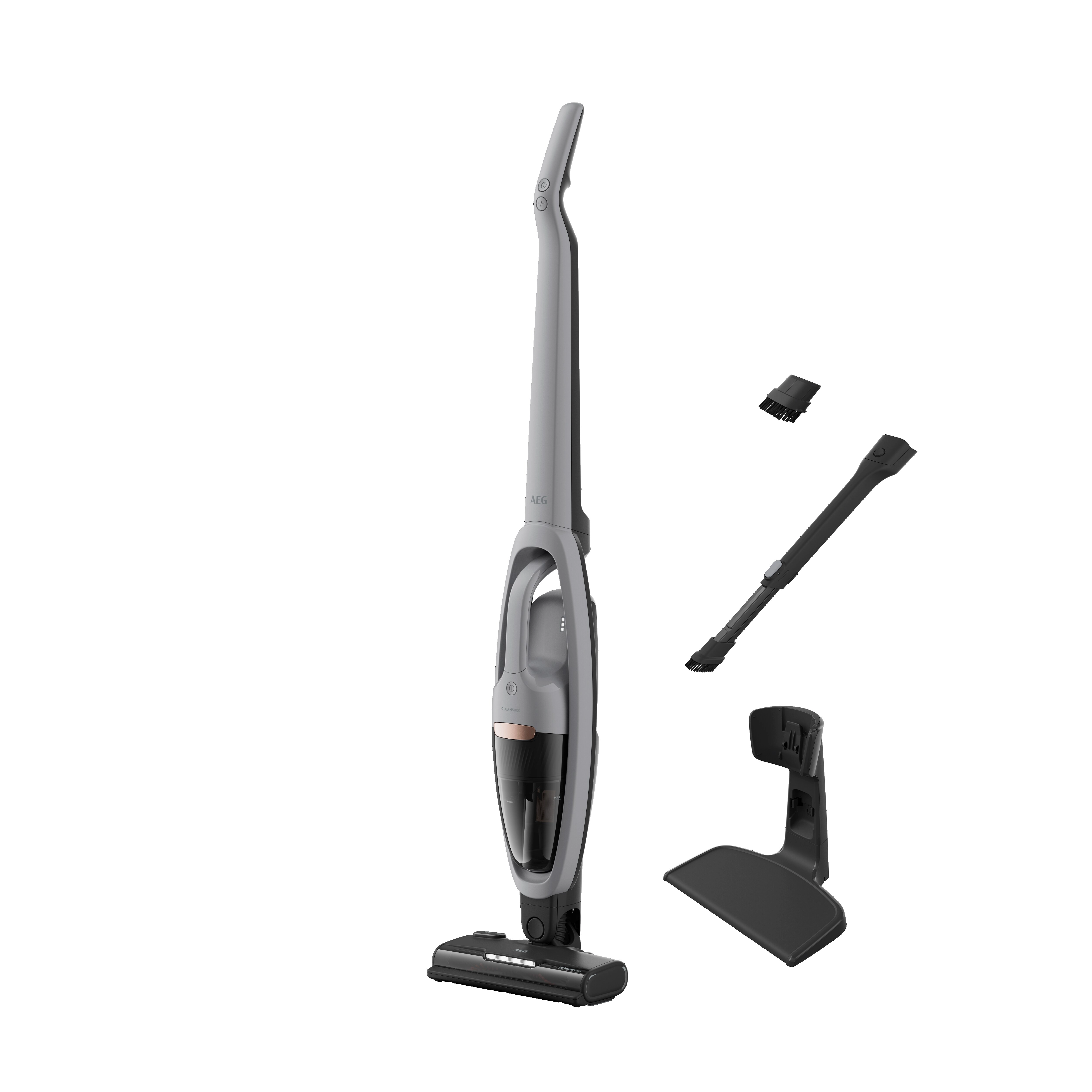 AEG CLEAN 5000 Cordless cleaner 2in1 Akku-Staubsauger kabellos / Akku-Laufzeit: bis zu 55 Min. / Farbe: Urban Grey AS52CB25UG