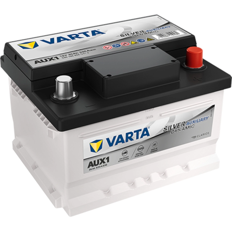 VARTA AUX1 Silver Dynamic Auxiliary SLI Stützbatterie 535 106 052