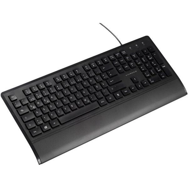 Multimedia Tastatur mit Handballenauflage (60448)