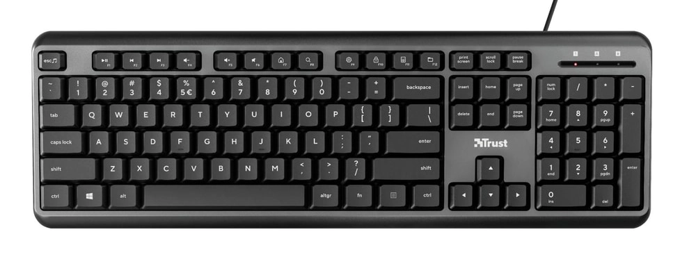 Ody Wired Keyboard schwarz Tastatur