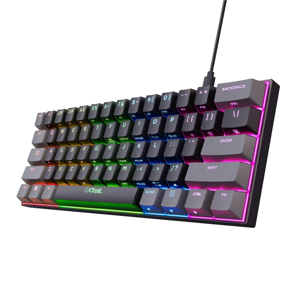 GXT 867 Acira mechanische Gaming-Tastatur, rote Switches, Schwarz