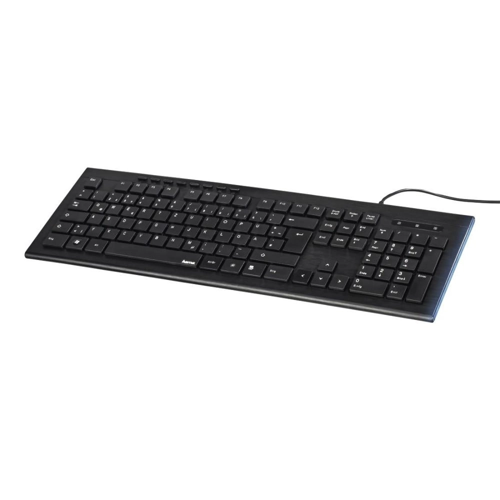 Multimedia-Tastatur "Anzano", mit seitlichen Leuchtstreifen (00182663)