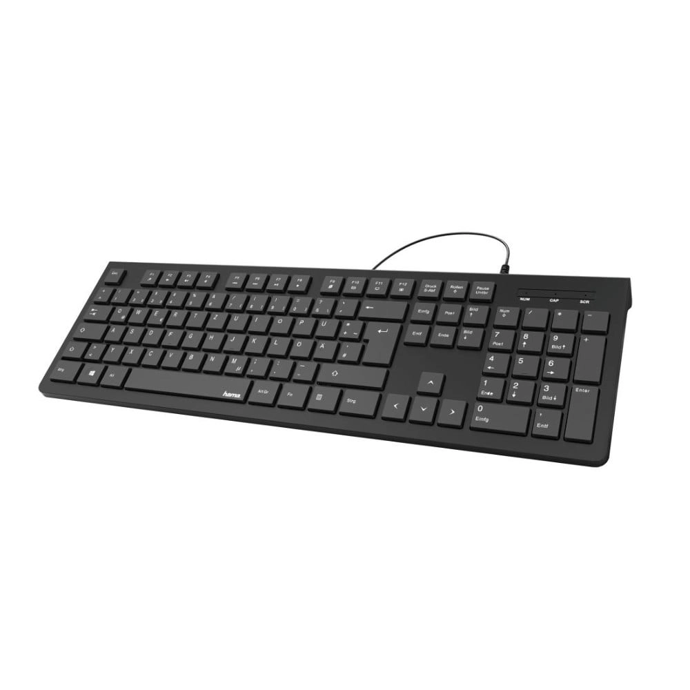 Basic-Tastatur "KC-200", Schwarz, QWERTZ (00182681)