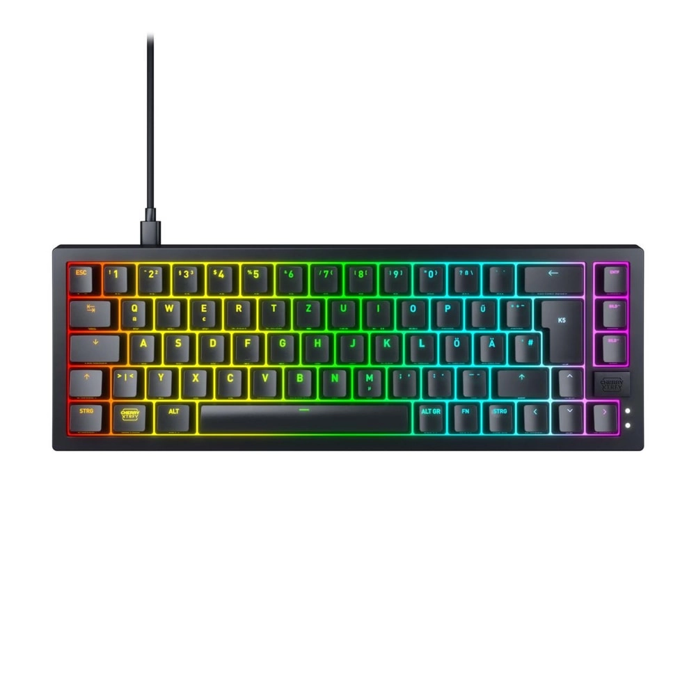 XTRFY K5V2 Compact Gaming-Tastatur, Schwarz  - 0%-Finanzierung (PayPal)