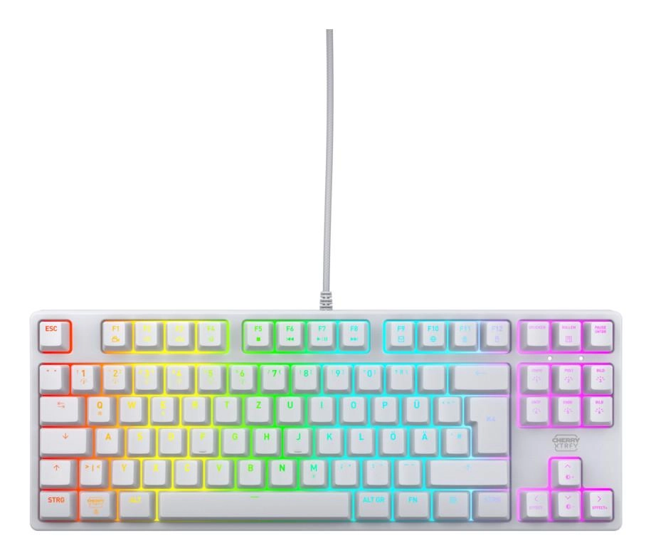 XTRFY K4V2 RGB TKL Gaming-Tastatur, Weiß  - 0%-Finanzierung (PayPal)