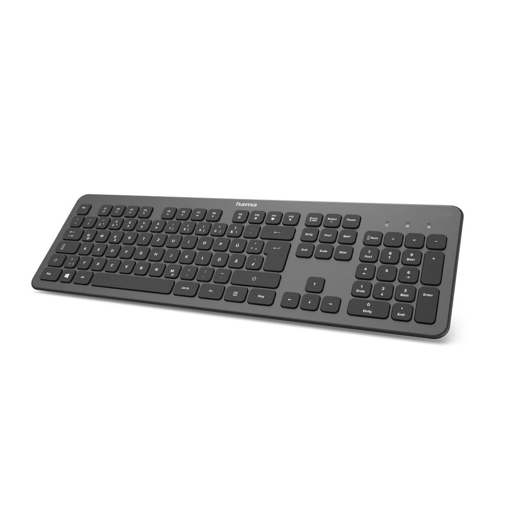 Tastatur "KW-700", kabellos, Anthrazit/Schwarz, QWERTZ DE (00182611)