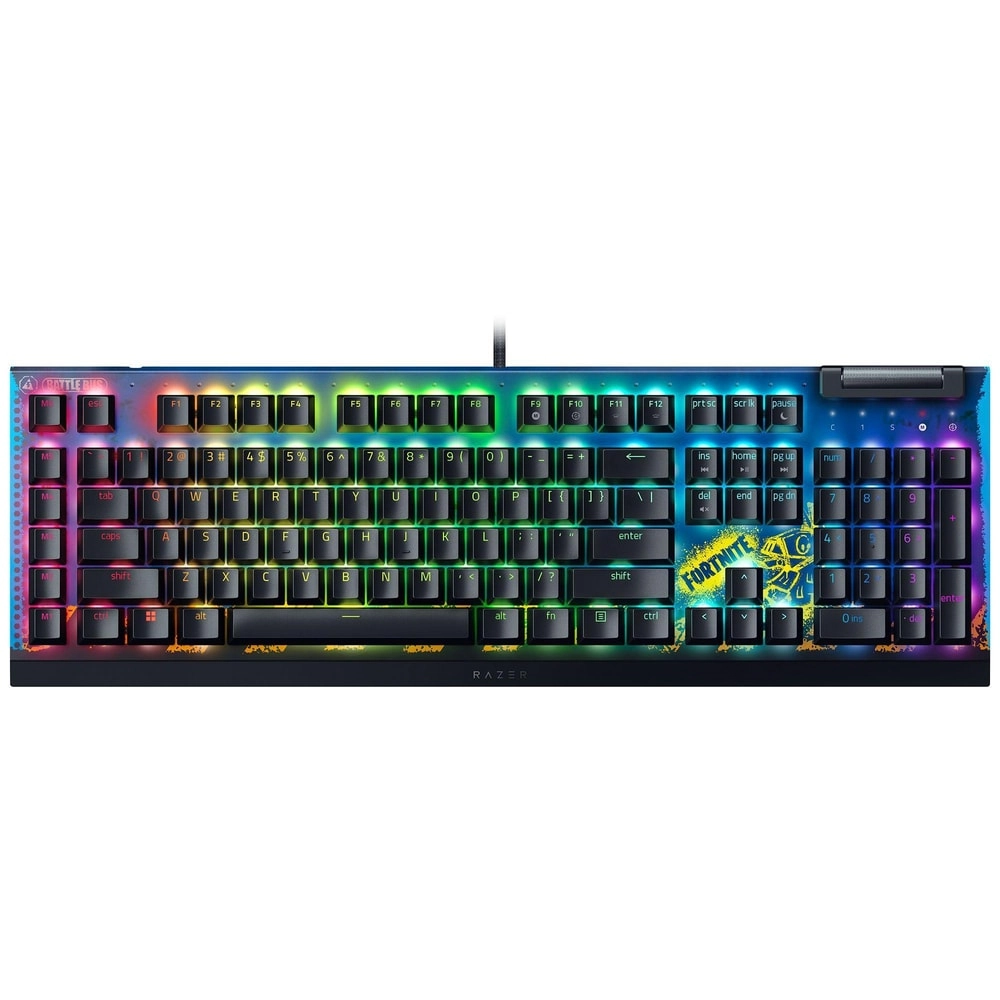 BlackWidow V4 X - Fortnite Edition, Yellow Switches, Gaming-Tastatur  - 0%-Finanzierung (PayPal)