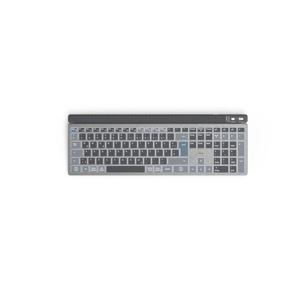 Multi-Device-Tastatur "WK-750", kabellos, beleuchtet, Schwarz, QWERTZ DE (00173068)