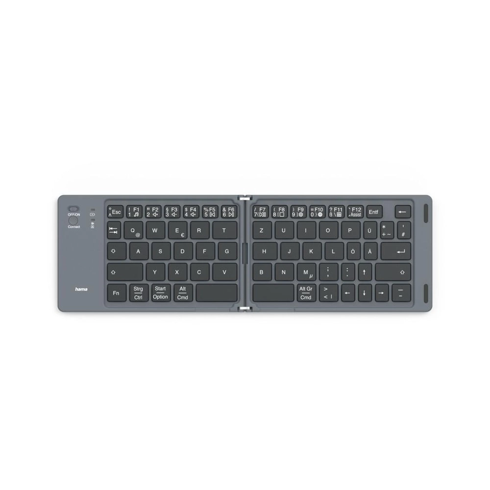 Bluetooth®-Mini-Tastatur "Travel 450", faltbar, kabellos, Schw., QWERTZ DE (00125136)