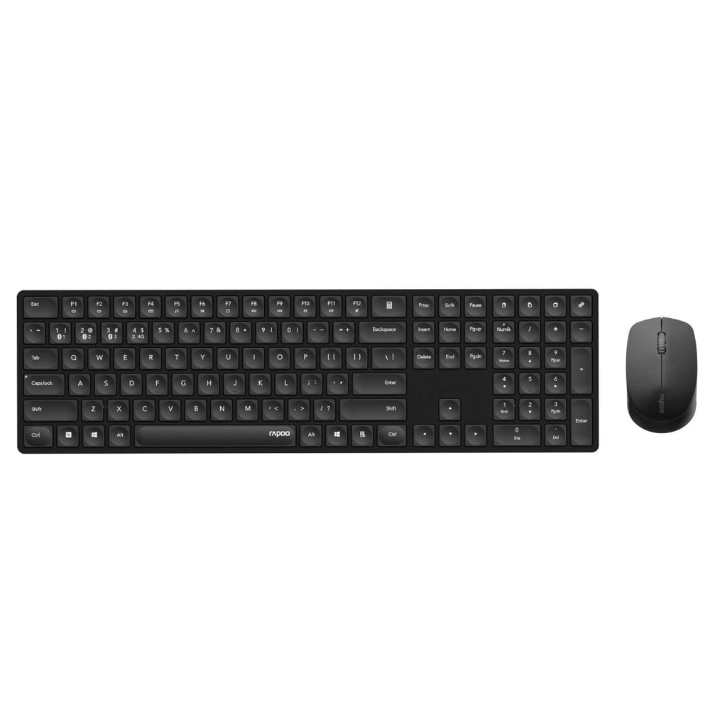 Kabelloses Multi-Mode-Deskset "8020M", QWERTZ, Schwarz (00221172) Tastatur