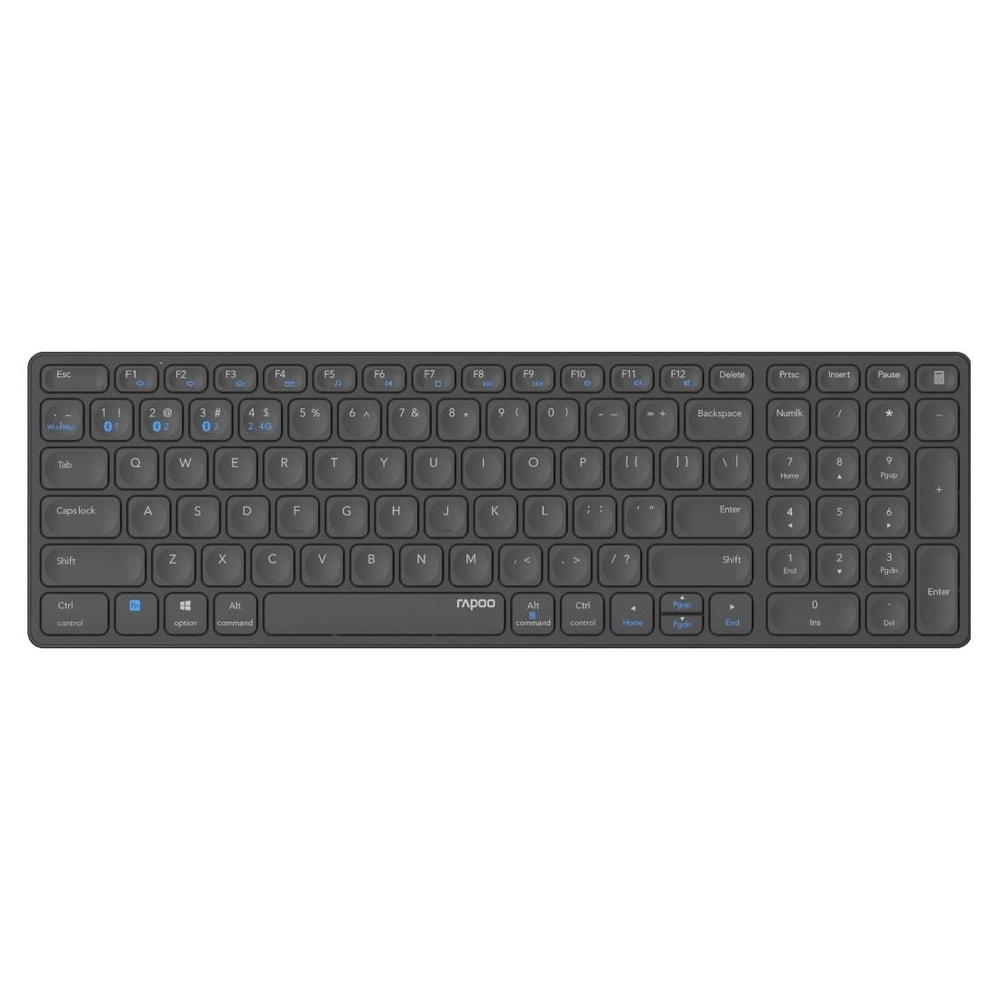 Kabellose Multimodus-Tastatur "E9700M", Dunkelgrau, QWERTZ (00217365)