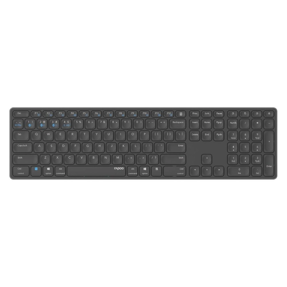 Kabellose Multimodus-Tastatur "E9800M", Dunkelgrau, QWERTZ (00217371)