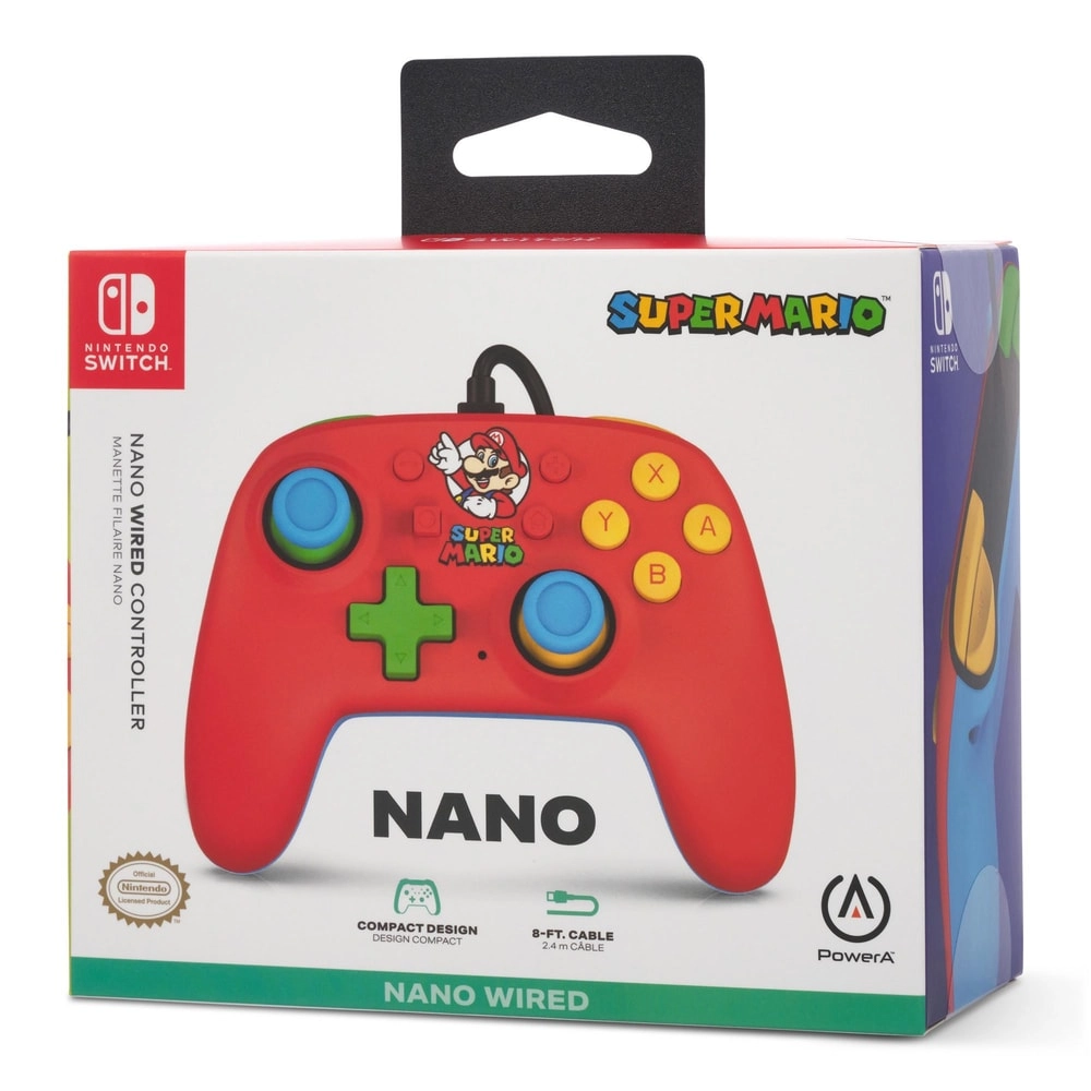 Nano Wired Controller für Nintendo Switch, Mario Medley