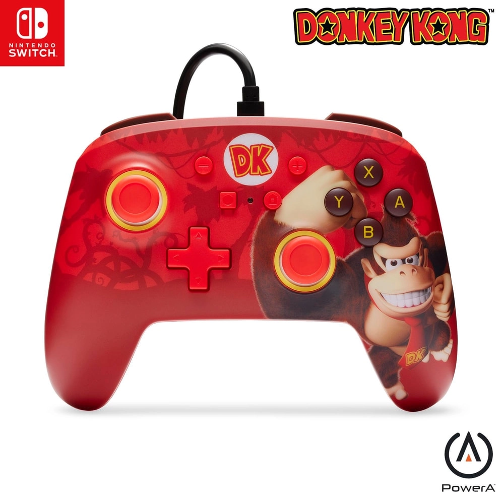 Verbesserter kabelgebundener Controller für Nintendo Switch, Donkey Kong Flex