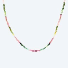 Collier AAATurmalin multicolor, ca. 53ct