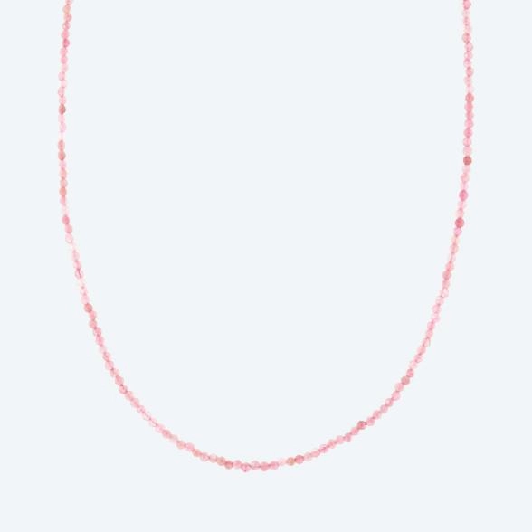 Collier Pink Turmalin, ca. 11ct