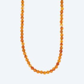 Collier 925 Karneol facettiert