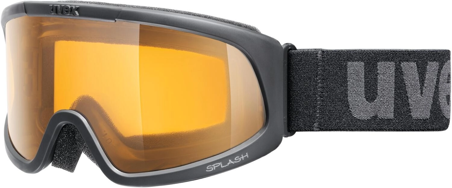 uvex Splash Skibrille (2219 black, single lens/lasergold lite)