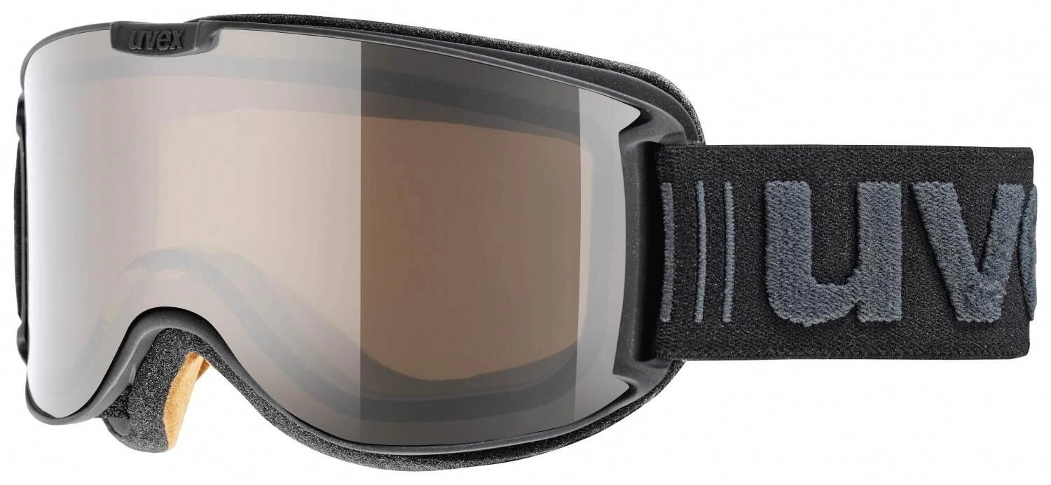 uvex Skyper Polavision Skibrille (2021 black metallic mat, polavisison brown/clear (S2))