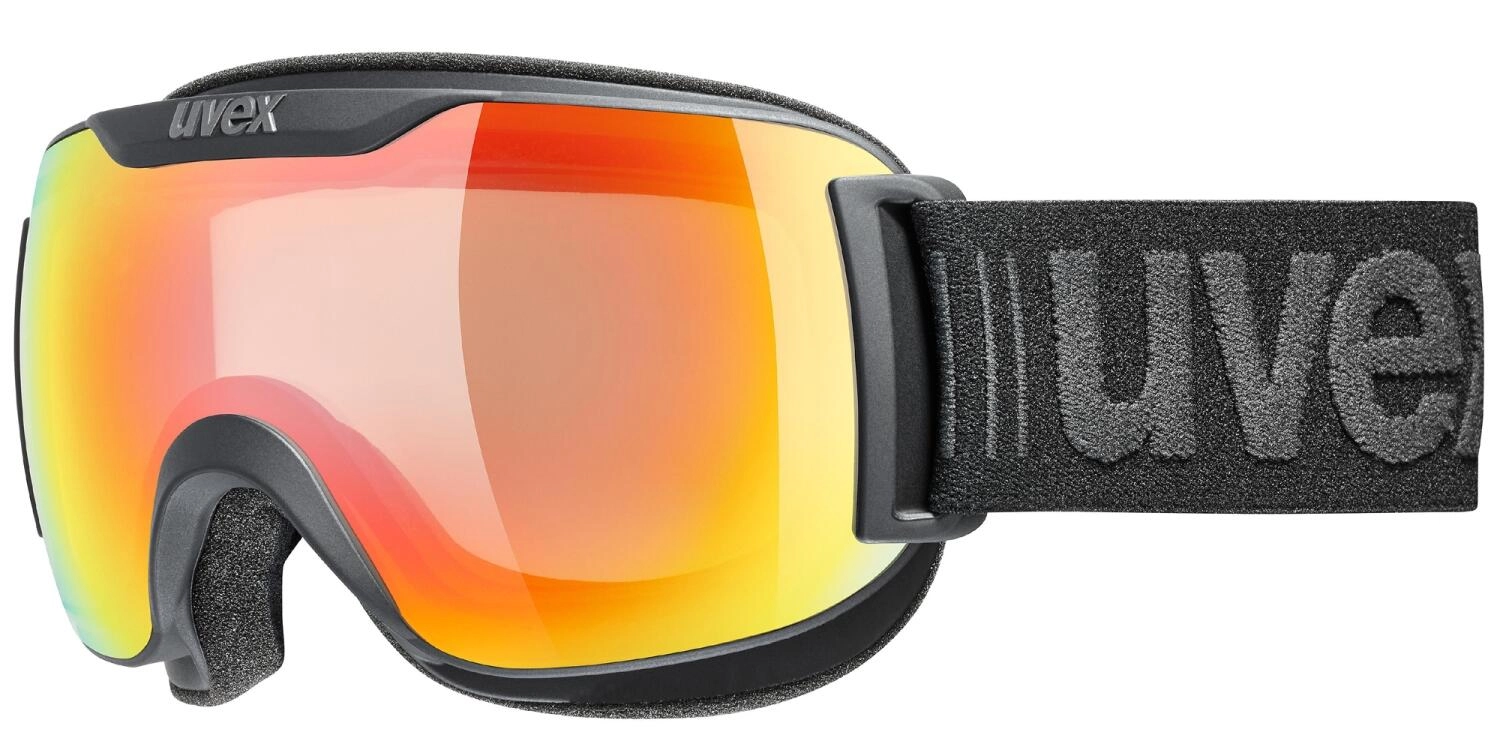 uvex Downhill 2000 small Variomatic Skibrille (2030 black matt, mirror rainbow/variomatic clear (S1-S3))