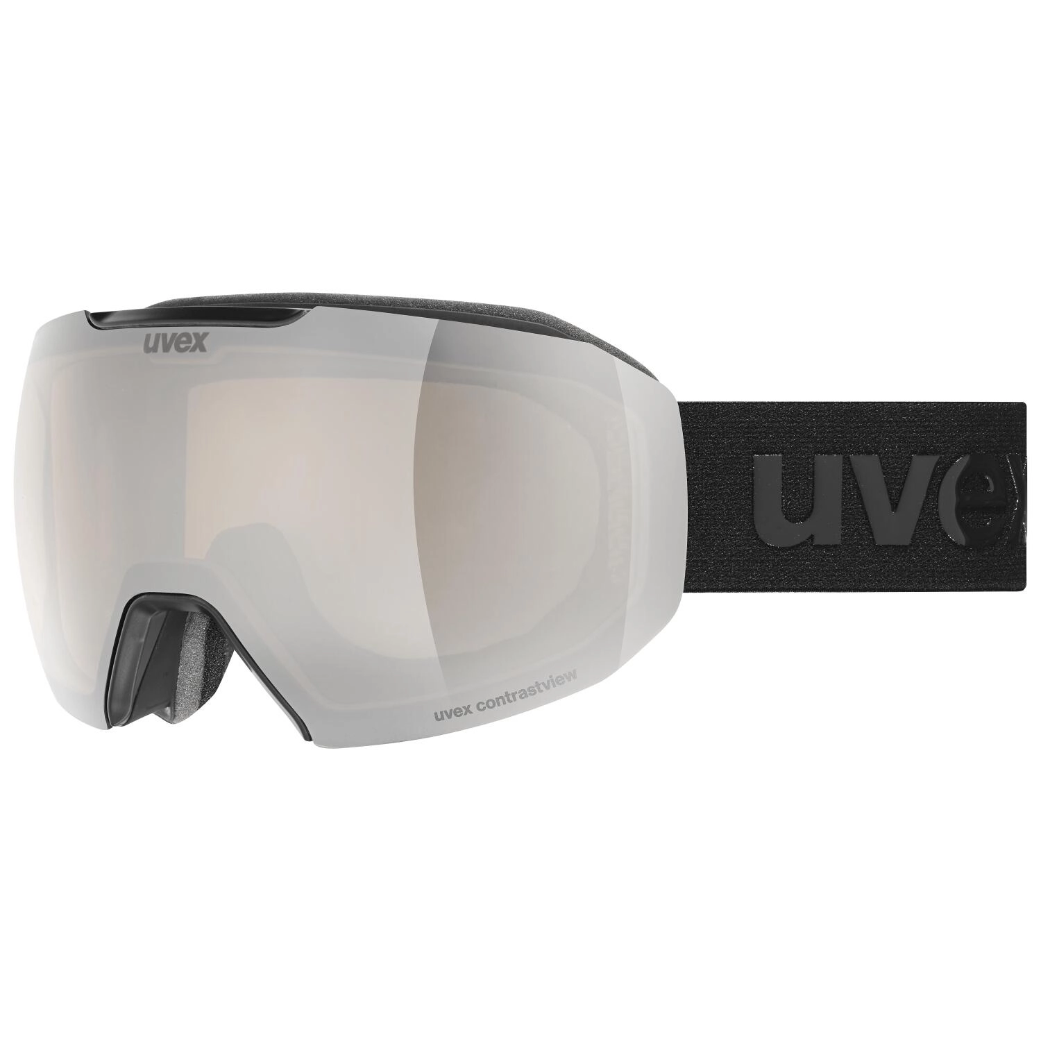 uvex epic Attract Take Off small (2030 black matt, mirror silver/yellow clear (S2), yellow (S1))