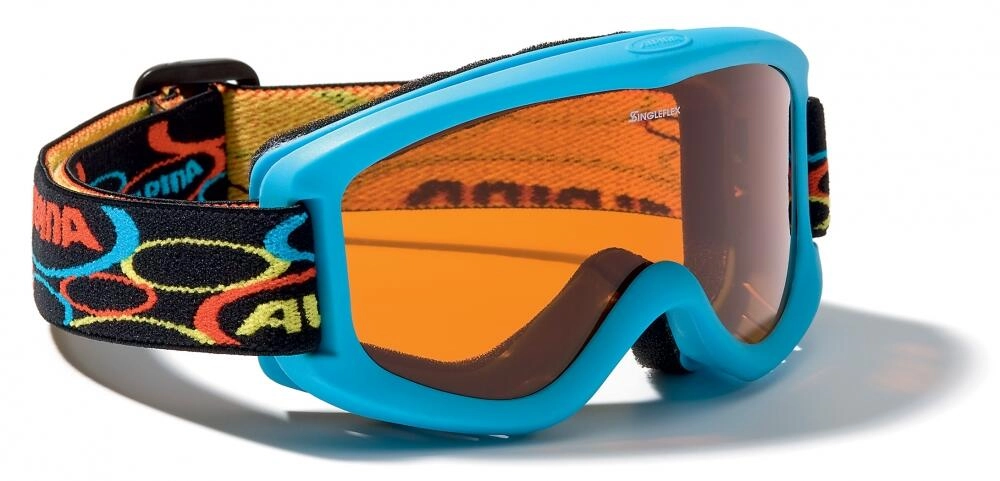 Alpina Carvy 2.0 Kinderskibrille (488 blau matt, Scheibe: SINGLEFLEX tint (S2))