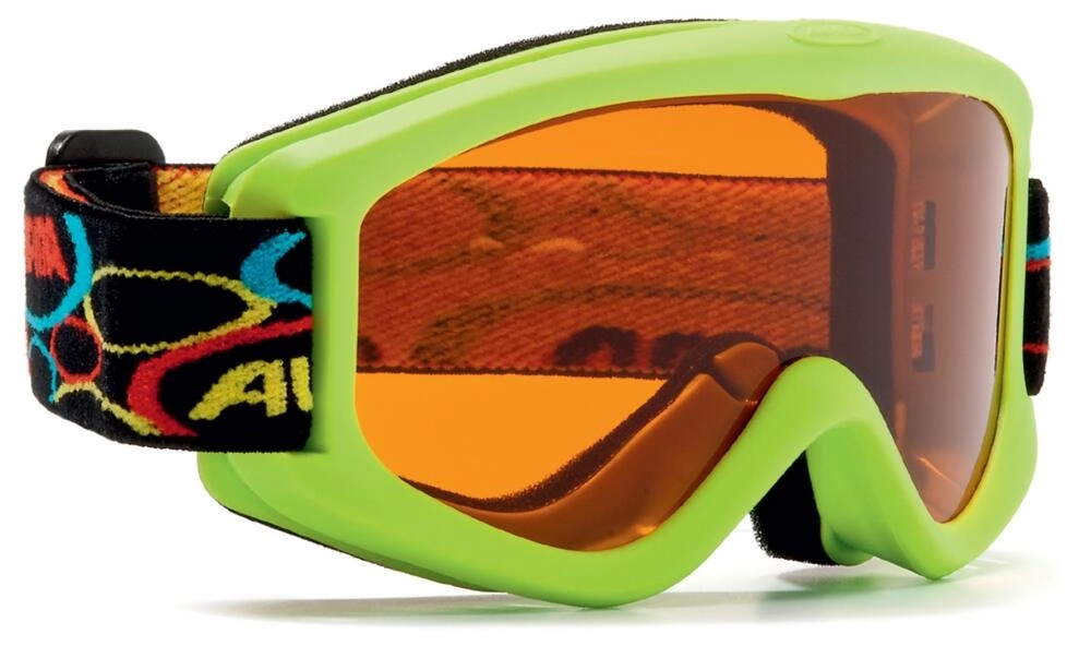 Alpina Carvy 2.0 Kinderskibrille (471 lime, Scheibe: SINGLEFLEX tint (S2))