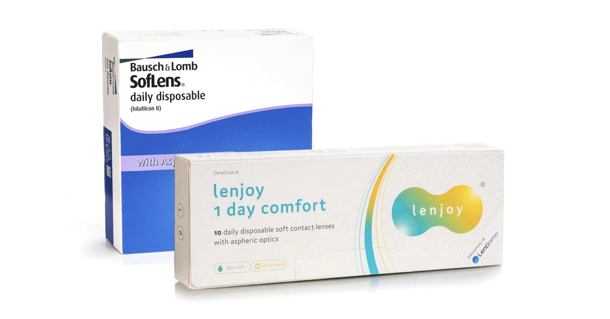 SofLens Daily Disposable (90 Linsen) + Lenjoy 1 Day Comfort (10 Linsen)