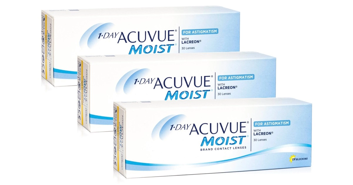 1-DAY Acuvue Moist for Astigmatism (90 Linsen)