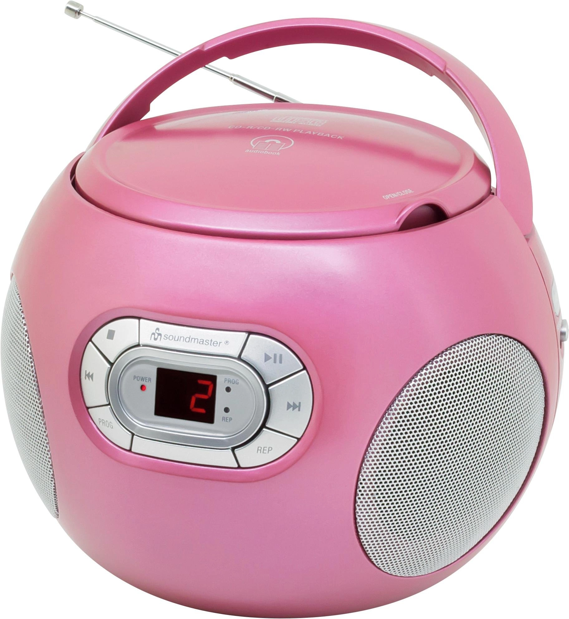 SCD 2120 pink Radiorekorder mit CD-Spieler