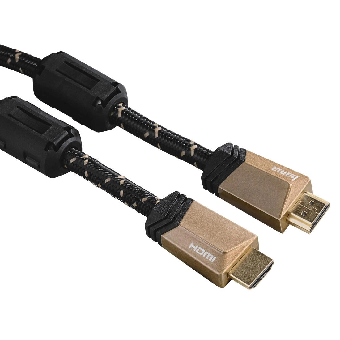 High Speed HDMI™-Kabel mit Ethernet, Stecker-Stecker, Ferrit, Metall, 1,5 m (00205362)