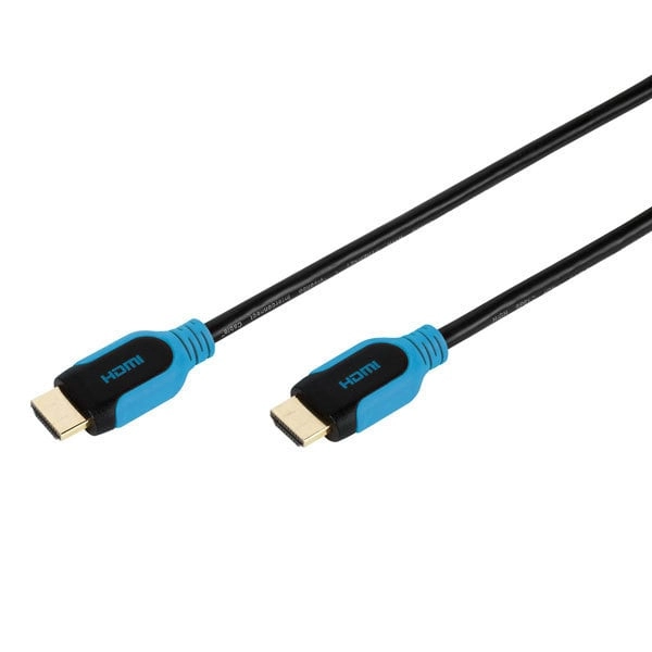 High Speed HDMI® Kabel mit Ethernet, 2,5 m blau (42956)